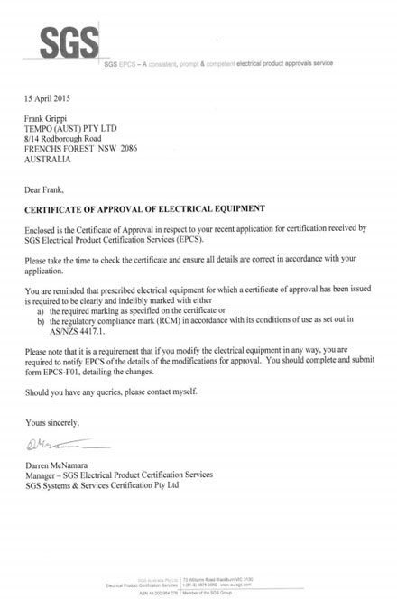 金環(huán)SAA證書(shū) 金環(huán)SAA證書(shū)