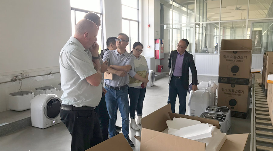 搶訂單 拼合同！金環(huán)電器積極推進滾筒衣服烘干機訂單增長